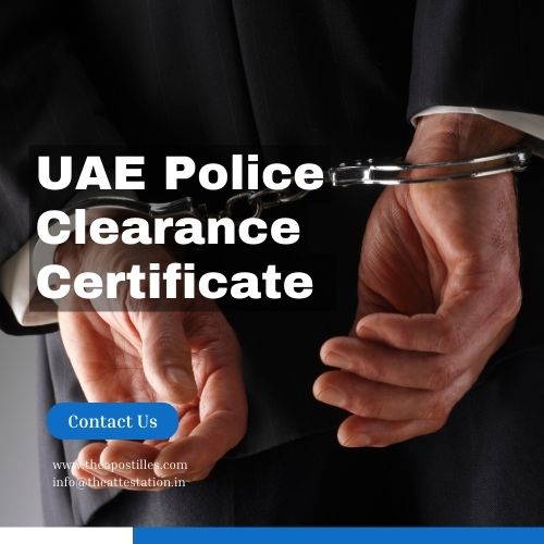 UAE Police Clearance Certificate 
